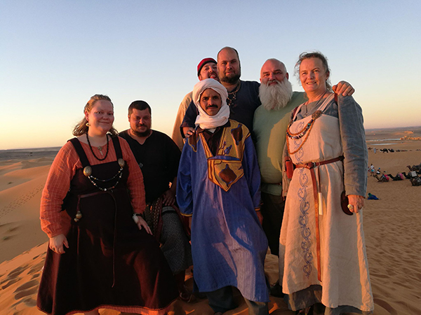 Med marokkanske venner i ørkenen - 2018
